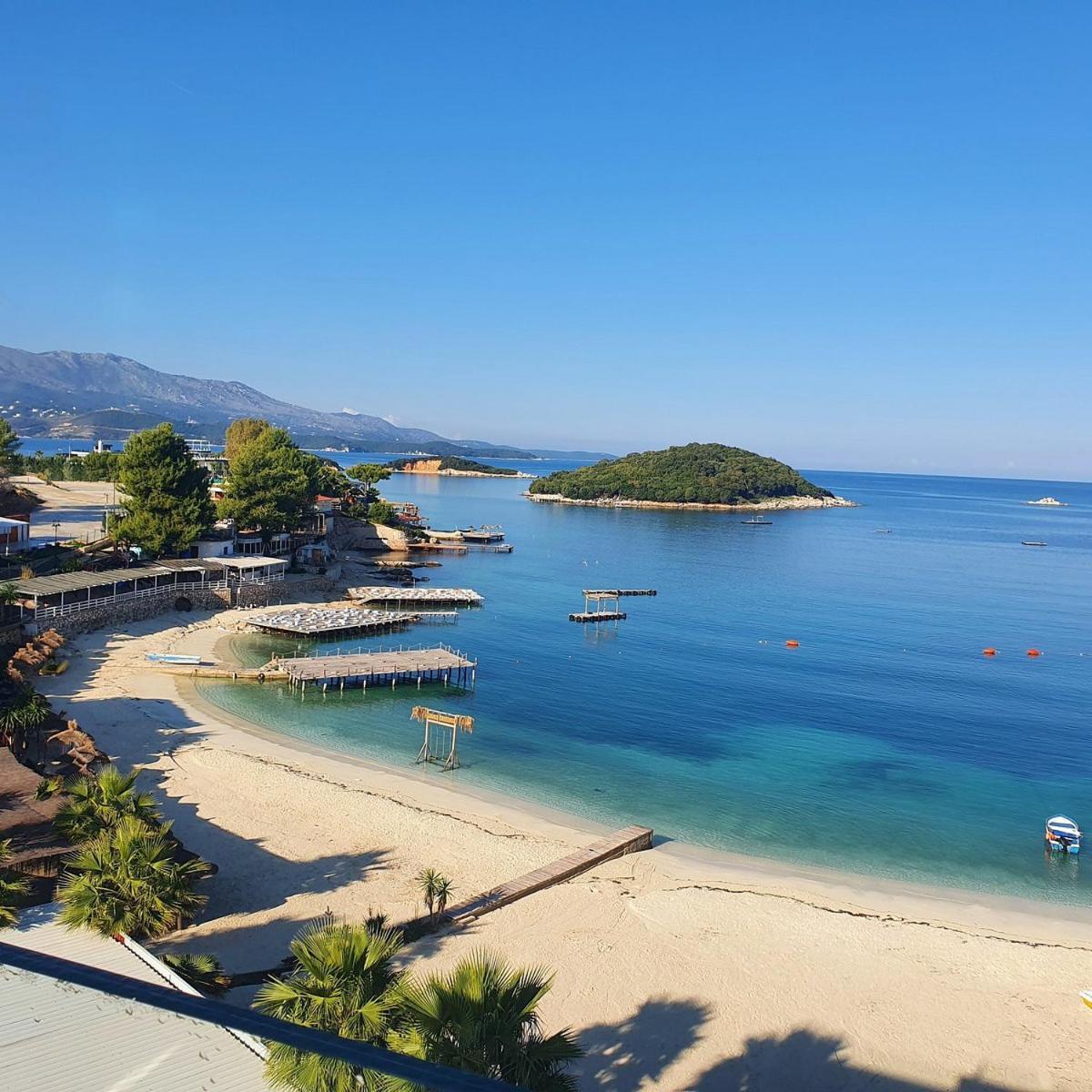 Seahorse Hotel Ksamil Exterior foto